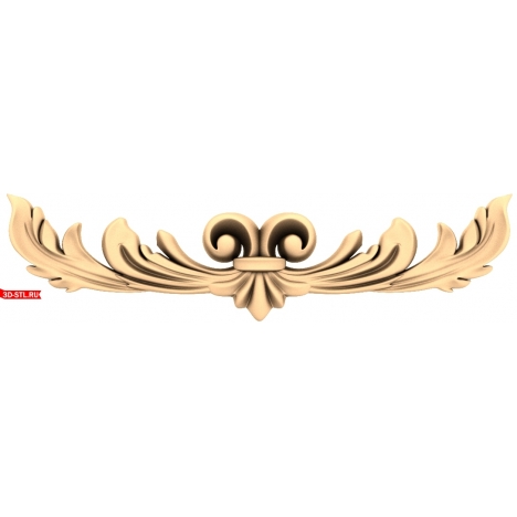 Luxurious Ornament - 3D model for CNC in STL format