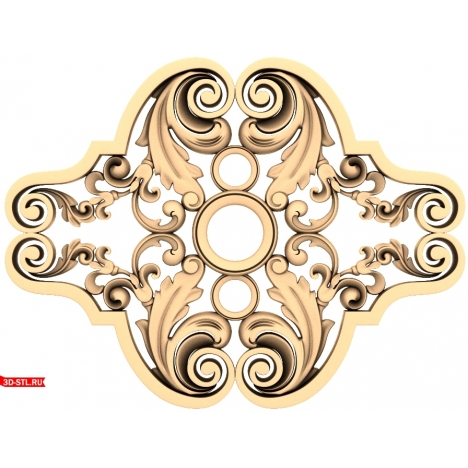 Nature's Spiral - 3D STL model for milling