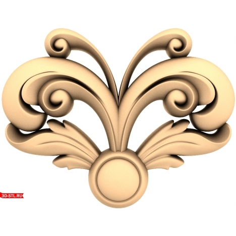 Luxurious Ornament - 3D STL model for CNC
