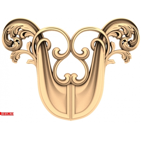 Classic Ornamentation Decor - STL model for CNC