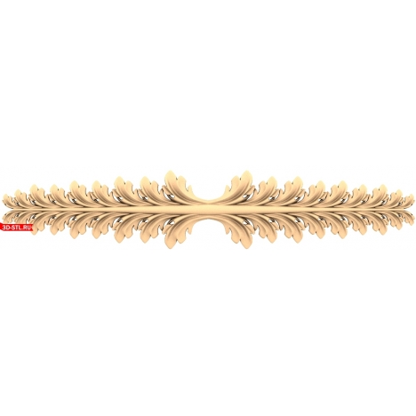 Leaves of Elegance Decor - 3D STL model for CNC