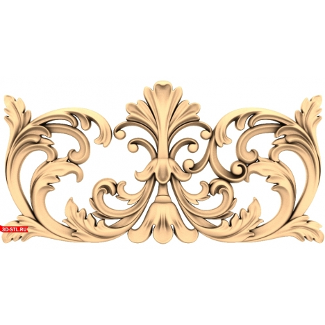 Luxurious Ornament - 3D STL model for CNC