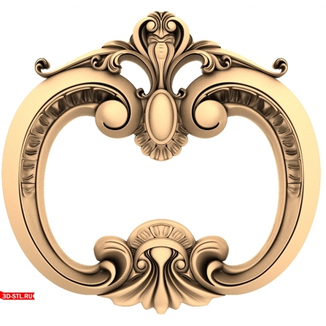 Elegant Frame - 3D STL Model for Milling