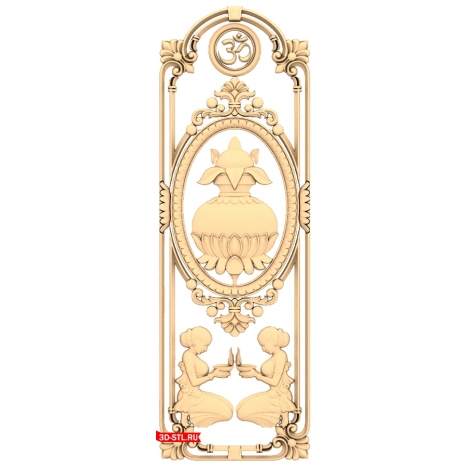 The Symphony of the Spirit Door - 3D STL model for CNC