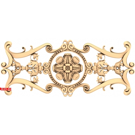 CNC Decor: Elegant 3D Model in STL Format