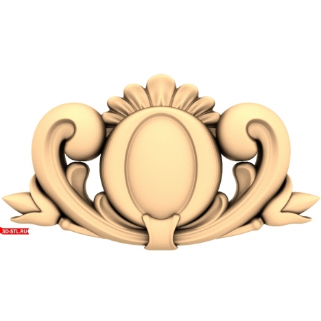 Decor 3D STL model for CNC milling