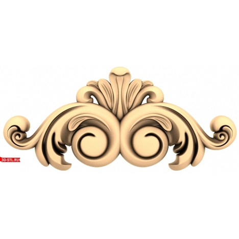 Classic Ornament - 3D STL Model for CNC Machine