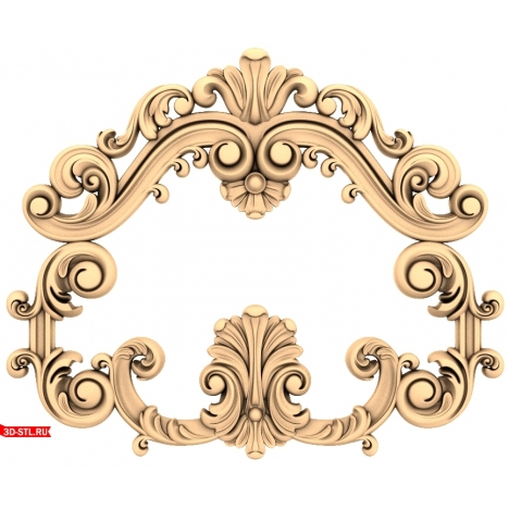 Classic Luxury Decor - 3D STL model for CNC