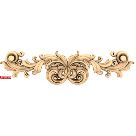 Vortex of Elegance Decor - 3D STL model for CNC