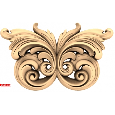 Phoenix Wings Decor - 3D Model in STL Format for CNC