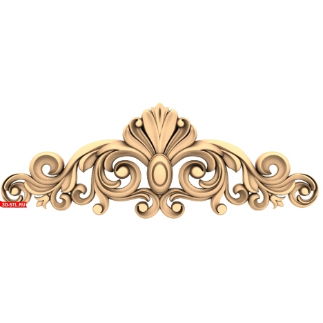 Luxurious Ornament - 3D model in STL format for CNC