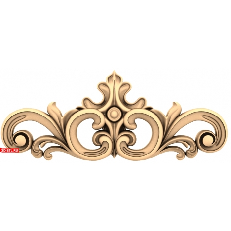 Decor Baroque Symphony - 3D model in STL format for CNC