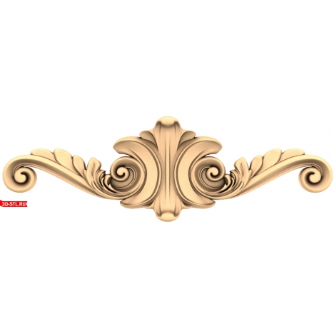 Elegant CNC machine decor - 3D model in STL format