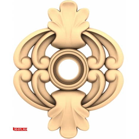 Luxurious Ornament - 3D STL model for CNC