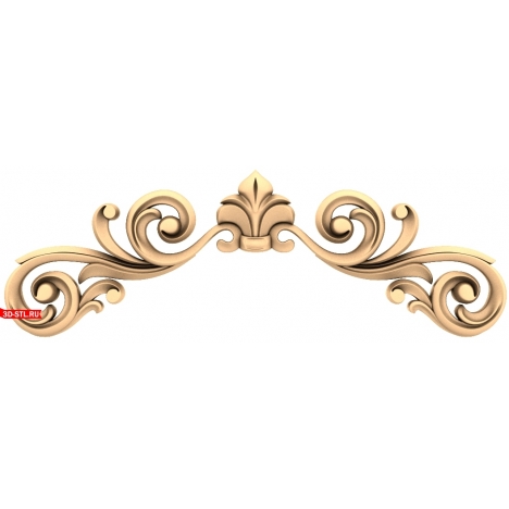  Exquisite decor for 3D milling in STL format