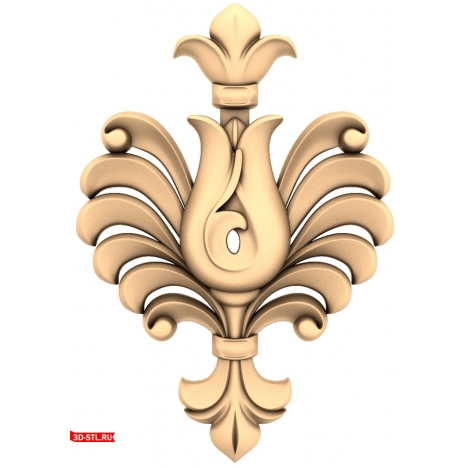  Flower Symphony - 3D STL model for milling