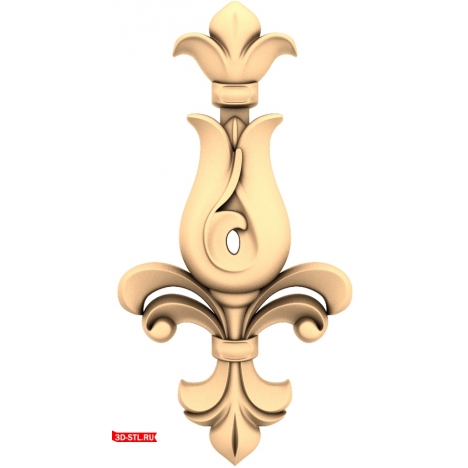 3D model of the decor in STL format for CNC machine