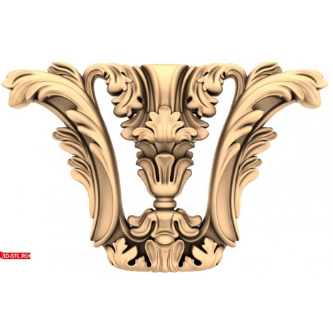Elegant 3D decor for CNC milling