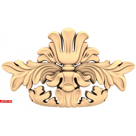 3D model of the Elegant Ornament decor for CNC