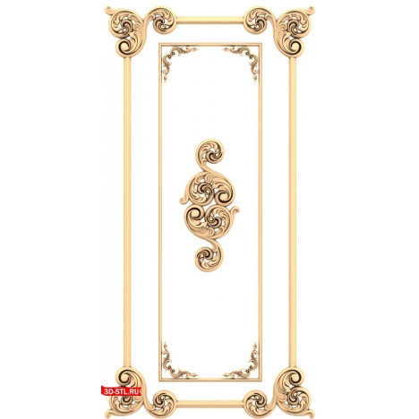 Elegant Decoration - 3D STL Model for CNC Machine