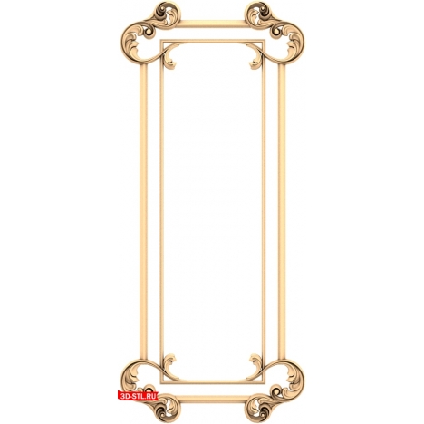 Abundance Frame - 3D STL model for CNC