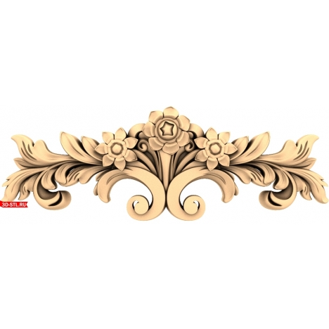 Exquisite decor in STL format for CNC machine