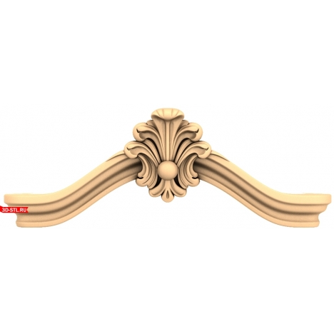 Decor 3D STL model for CNC milling