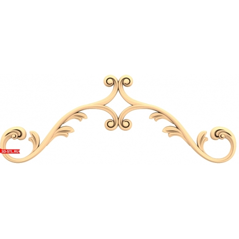 Luxurious Pattern - 3D STL model for CNC milling