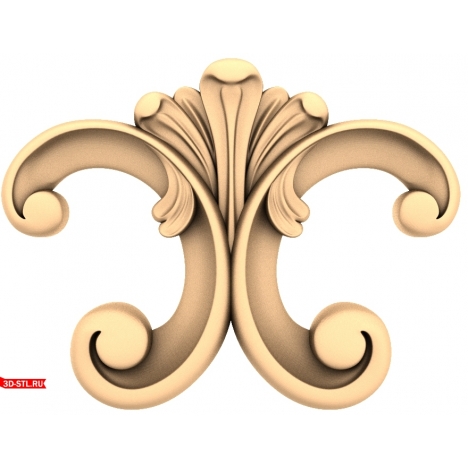Luxurious Ornament - STL model for CNC
