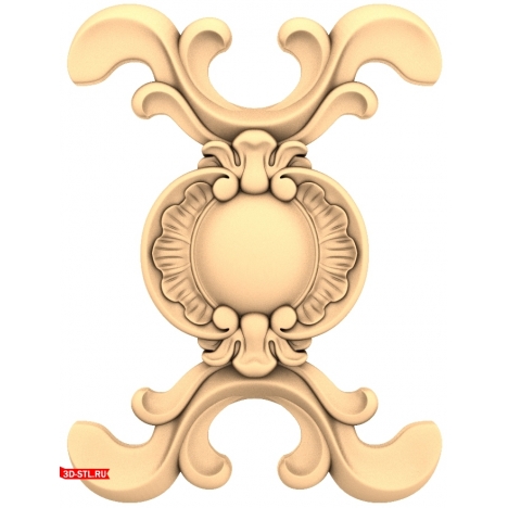 Elegant Coil - 3D STL model for milling