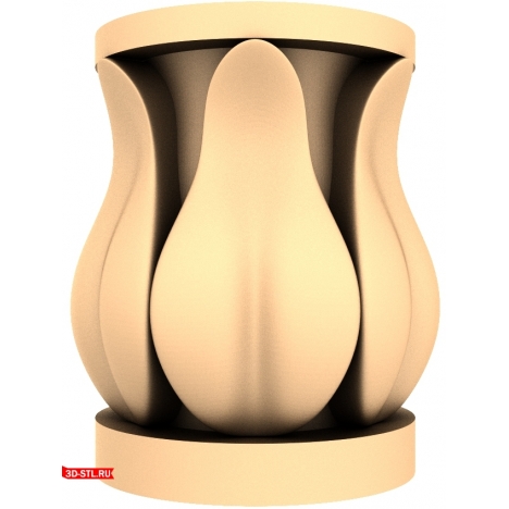 Elegant Shapes Decor - 3D STL model for CNC machine