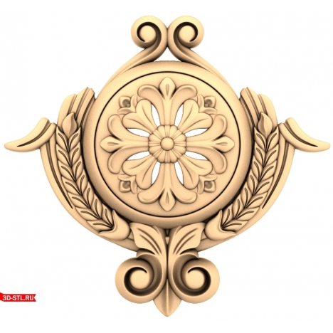 CNC Decor: Elegant 3D Model in STL Format
