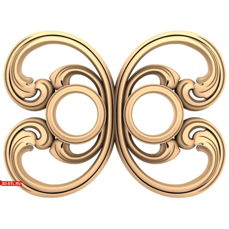 STL model of the Ornamental Vortex for CNC milling