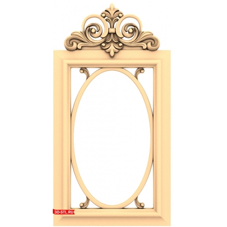 3D STL Model for CNC - Victorian Elegy Frame