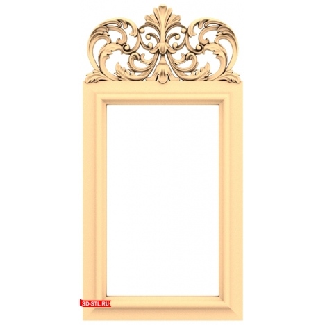 STL model of the Arch of Prestige frame for CNC machine