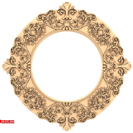 Baroque Piano Frame - 3D STL model for CNC
