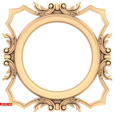 3D STL model for CNC - Royal Ornateness
