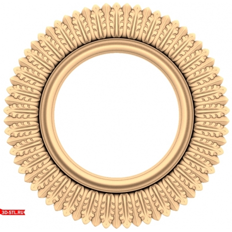 3D model of the Crown of Inspiration frame for CNC