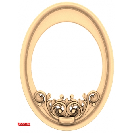 3D model of Art Nouveau Swirls 