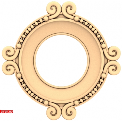 3D model of the Vintage Whirlwind frame in STL format for CNC