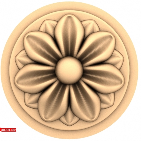 3D model of the Wreath of Bliss style in STL format