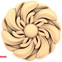 Rosette Floral Spiral