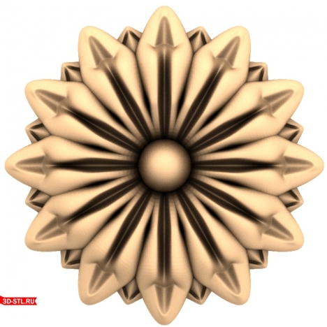 3D model for CNC machine Flower Symphony in STL format
