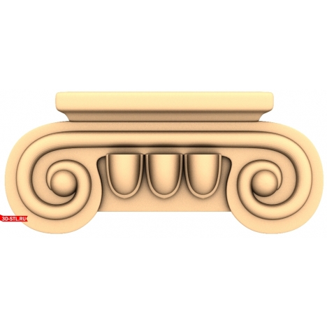 Capital Ionic Grace - STL model for CNC