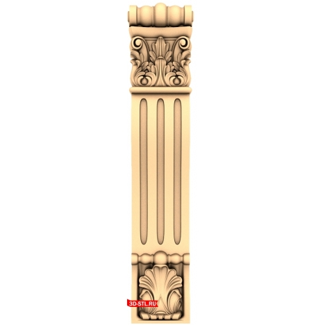 Capital Magnificence of Corinth - STL model for CNC