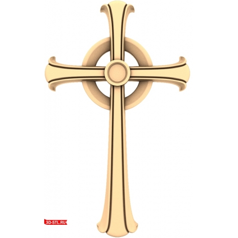 3D model of the cross in STL format Cross of the Center