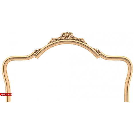 Headboard with exquisite decor