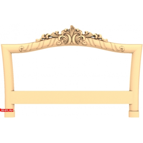 A headboard with exquisite carvings
