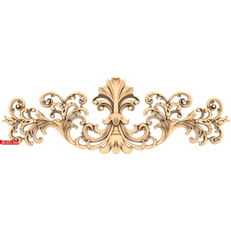 The back of a chair with an exquisite ornament
