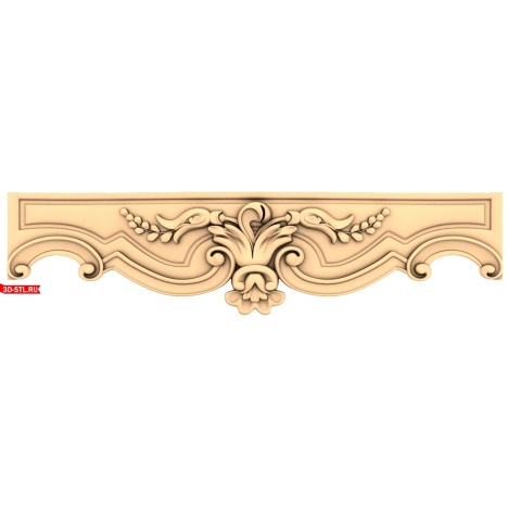 A drawbar with an exquisite ornament for CNC